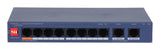 Dahua Technology CS4010-8ET2GT-60 netværksswitch Administreret L2 Gigabit Ethernet (10/100/1000) Strøm over Ethernet (PoE) Blå