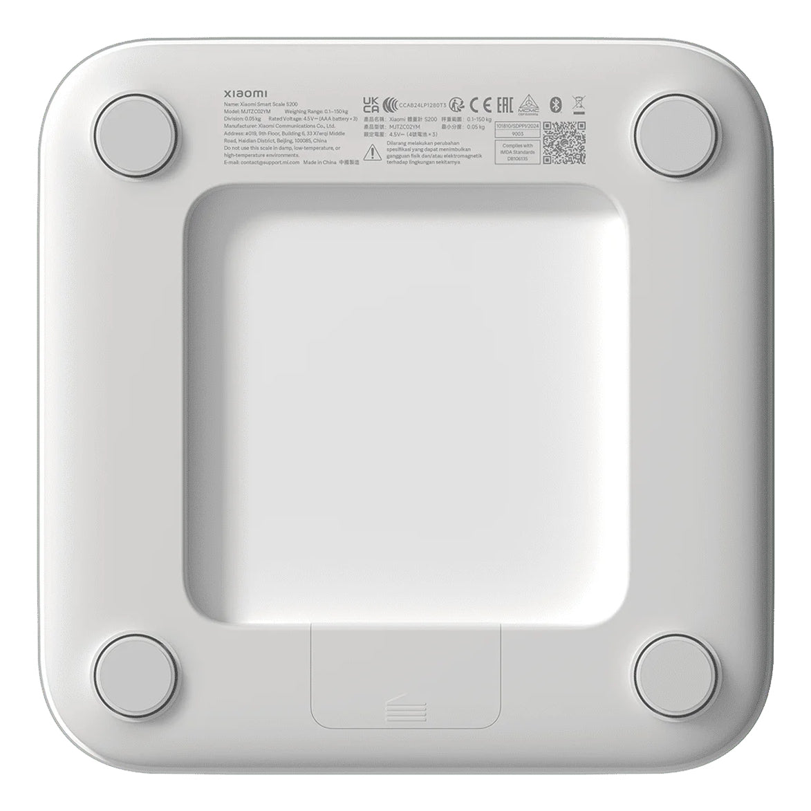 Xiaomi Smart Scale S200 Firkant Hvid Elektronisk personlig vægt