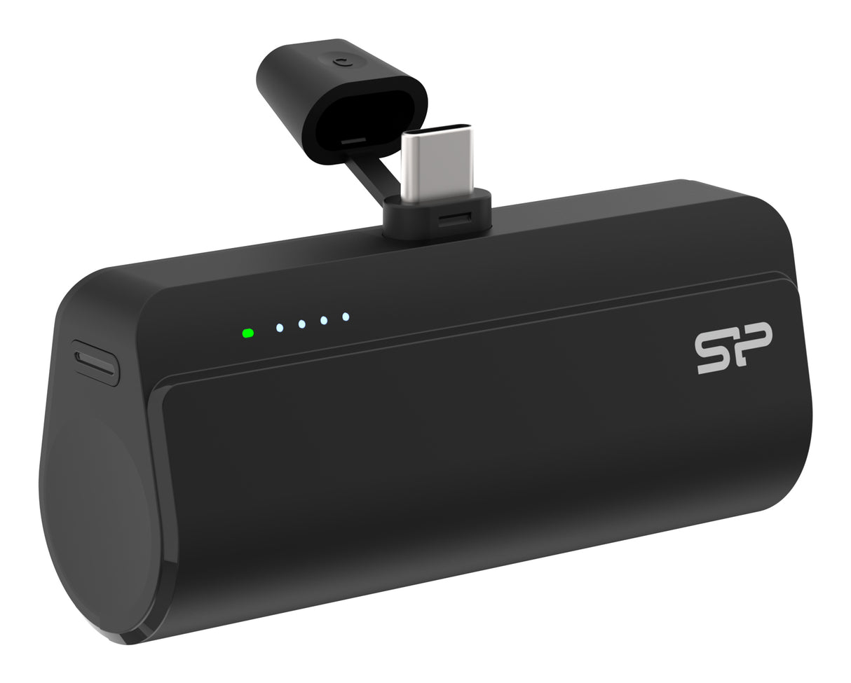 Silicon Power QD50 Lithium-Ion (Li-Ion) 5000 mAh Sort, Hvid
