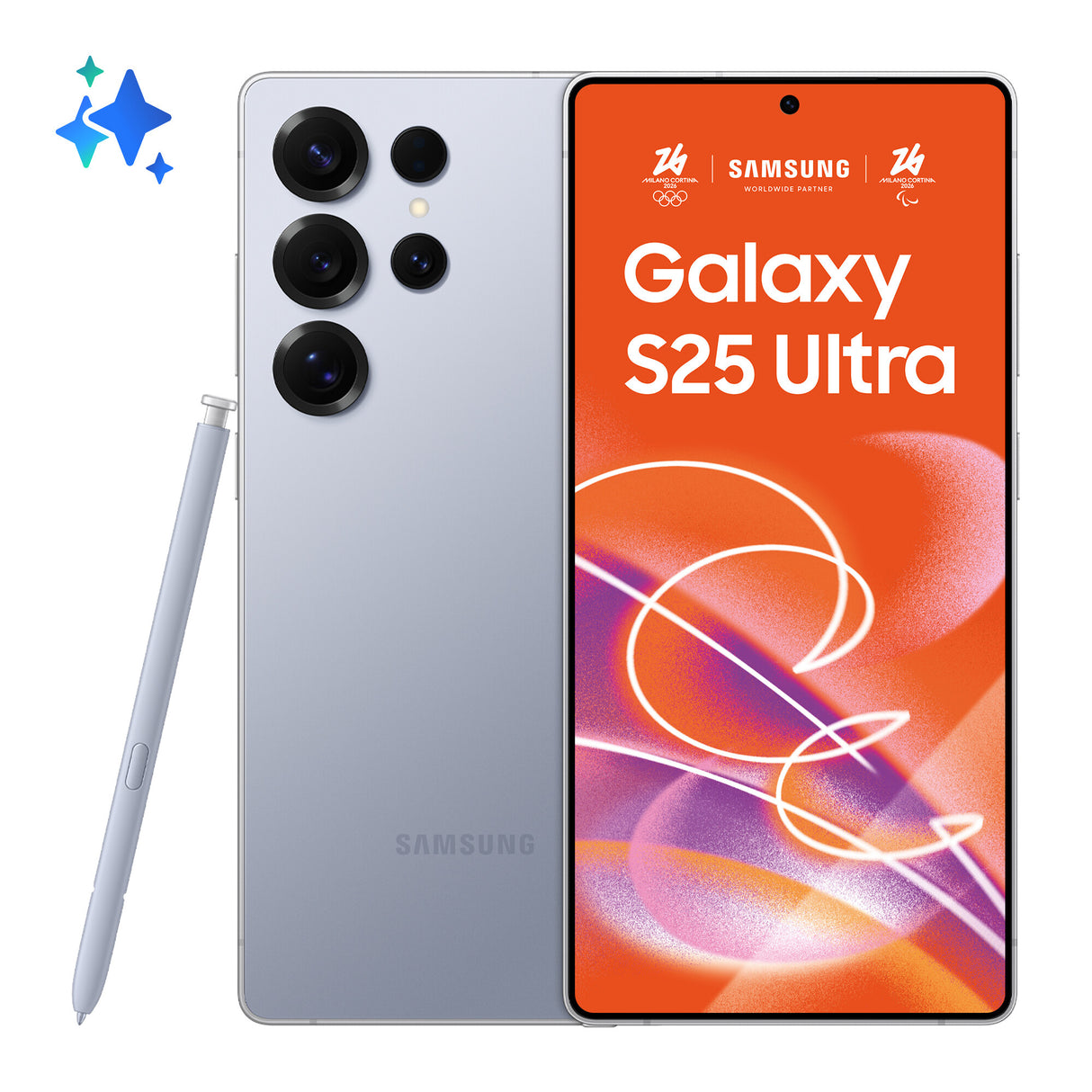 Samsung Galaxy S25 Ultra 17,5 cm (6.9") Dual SIM Android 15 5G USB Type-C 12 GB 512 GB 5000 mAh Blå, Sølv, Titanium