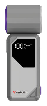 Verbatim Cool 'n' Go AirJet Grå, Lilla Håndholdt ventilator