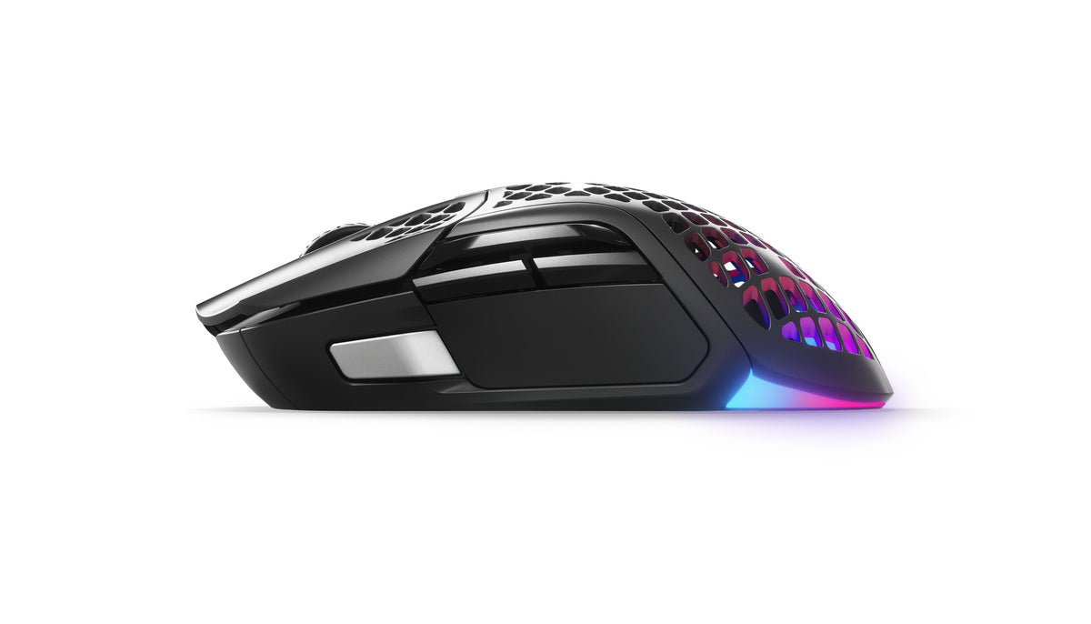 SteelSeries Aerox 5 Optisk Trådløs Kablet Sort