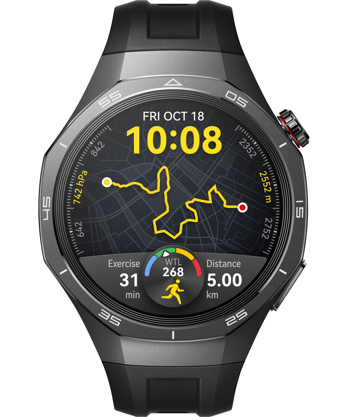Huawei Watch GT 5 Pro 46 mm Sort SmartWatch