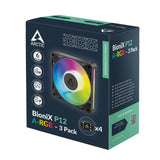 ARCTIC BioniX P12 A-RGB Computerkabinet Ventilator 12 cm Sort 3 stk