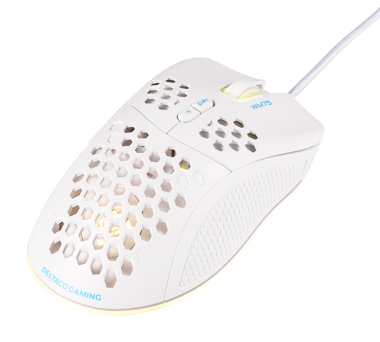 Deltaco Gaming WM75 lightweight mouse, white