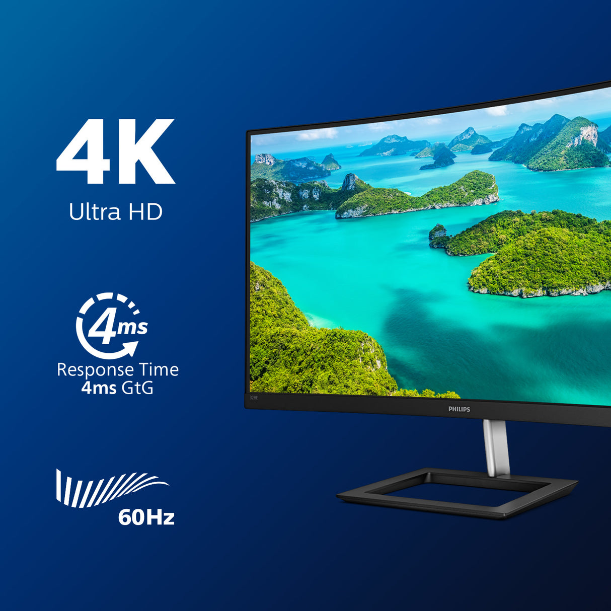 Philips E-line 328E1CA 32 3840 x 2160 (4K) HDMI DisplayPort 60Hz