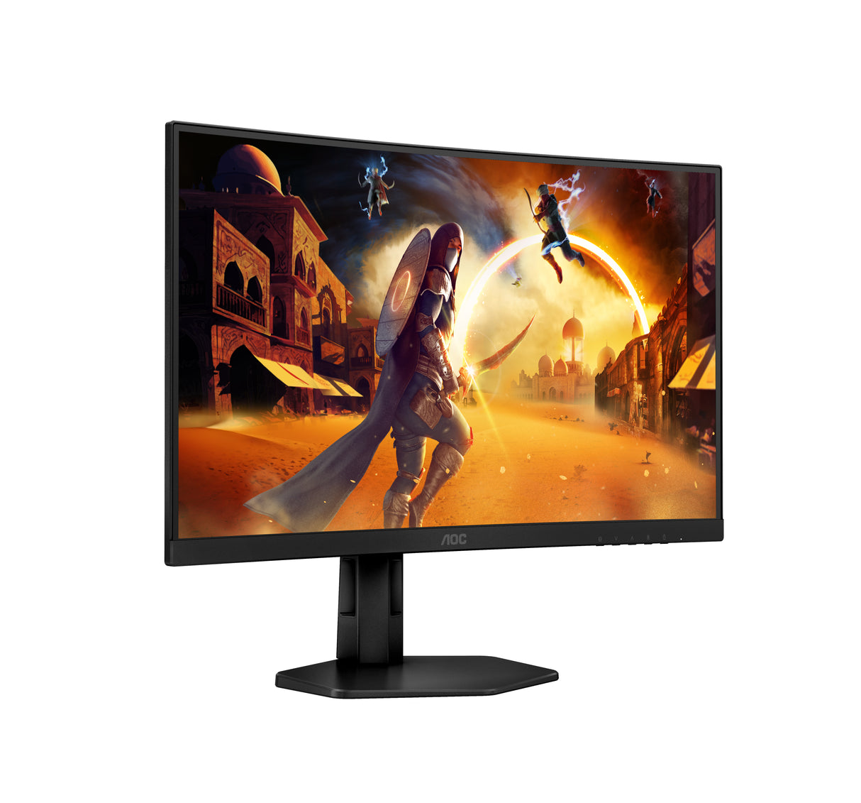 AOC G4 CQ27G4X computerskærm 68,6 cm (27") 2560 x 1440 pixel Quad HD LCD Sort