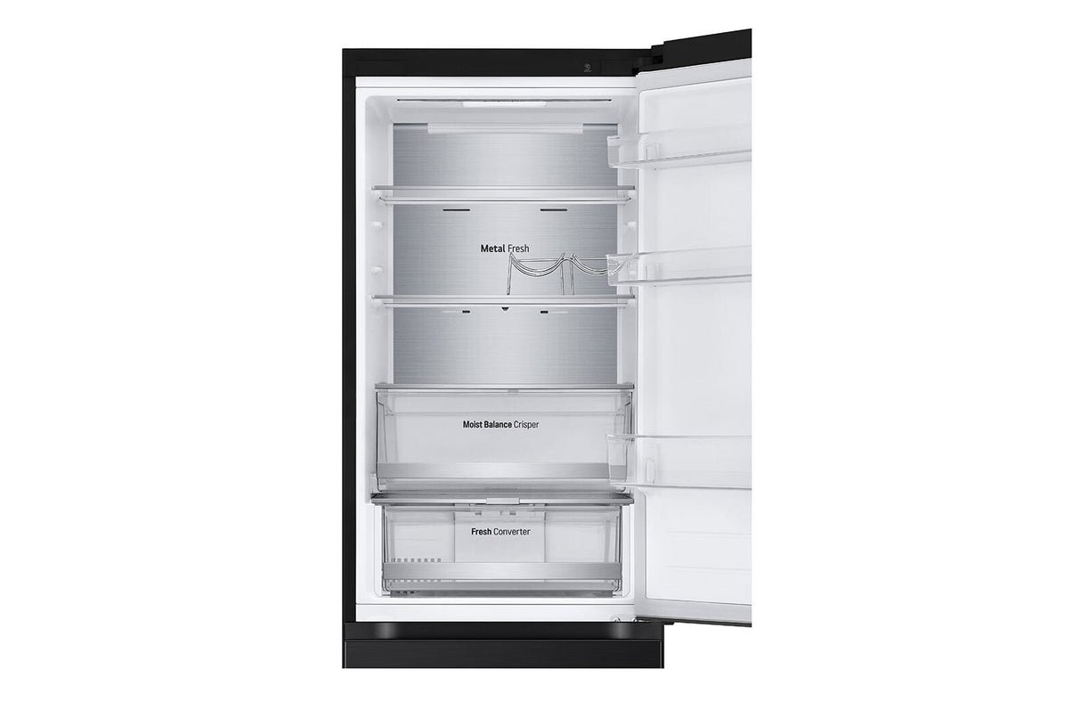 LG GBV5150DEP køle-/fryseskab Fritstående 344 L Sort