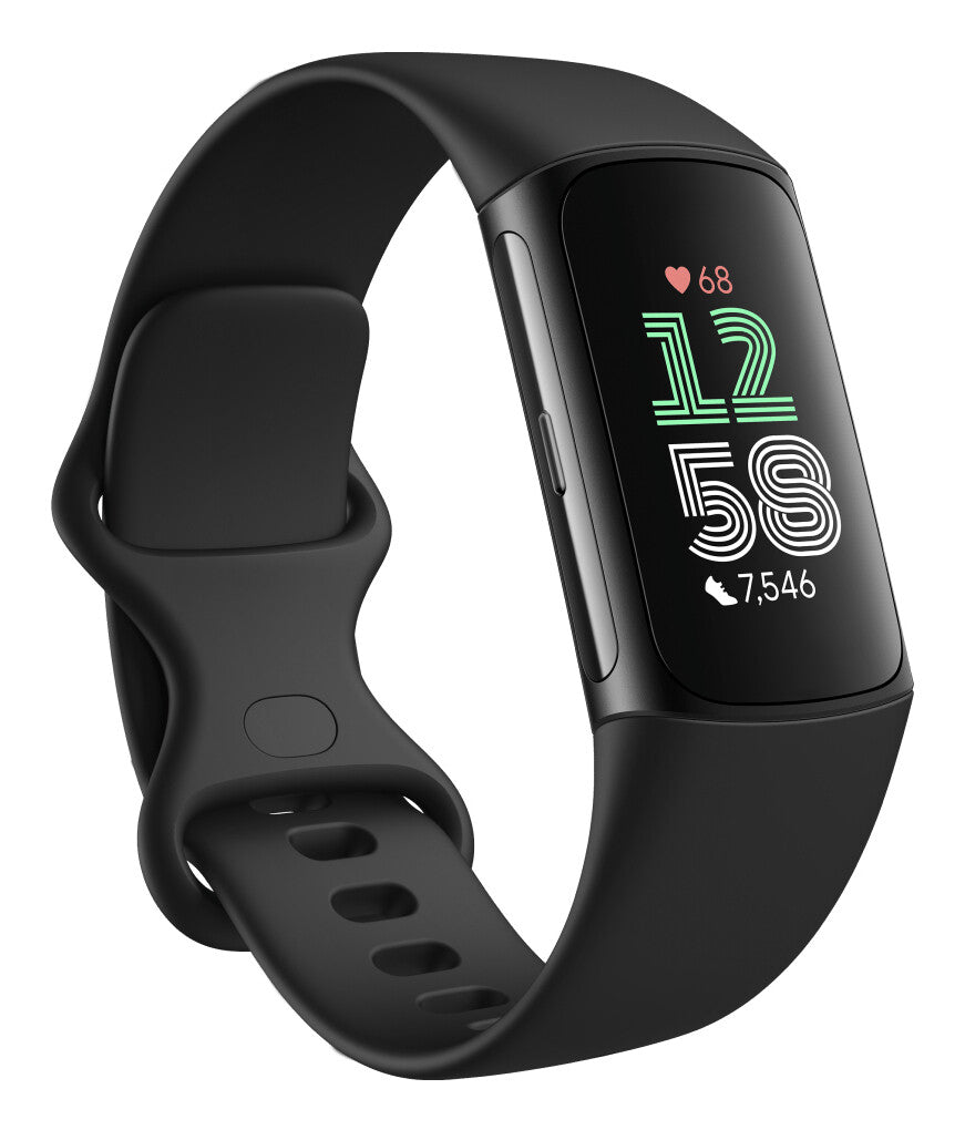 Fitbit Charge 6 AMOLED Aktivitetstracker til håndled Sort