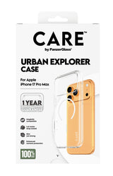 CARE Case Clear Urban Explor White MagSafe iPhone 17 Pro Max