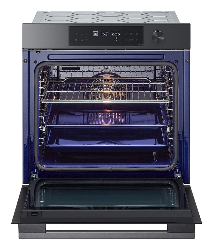 LG WS7D7632WB 76 L Sort, Rustfrit stål