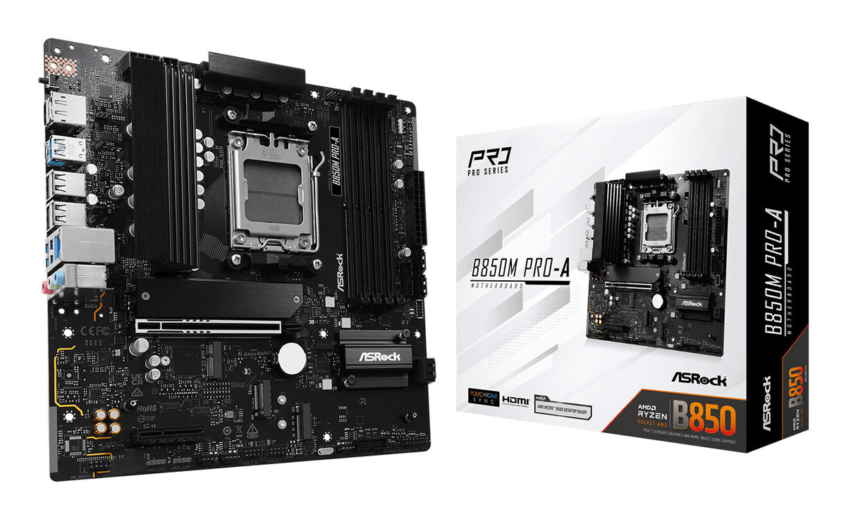Asrock B850M PRO-A Motherboard Micro ATX AM5 Socket