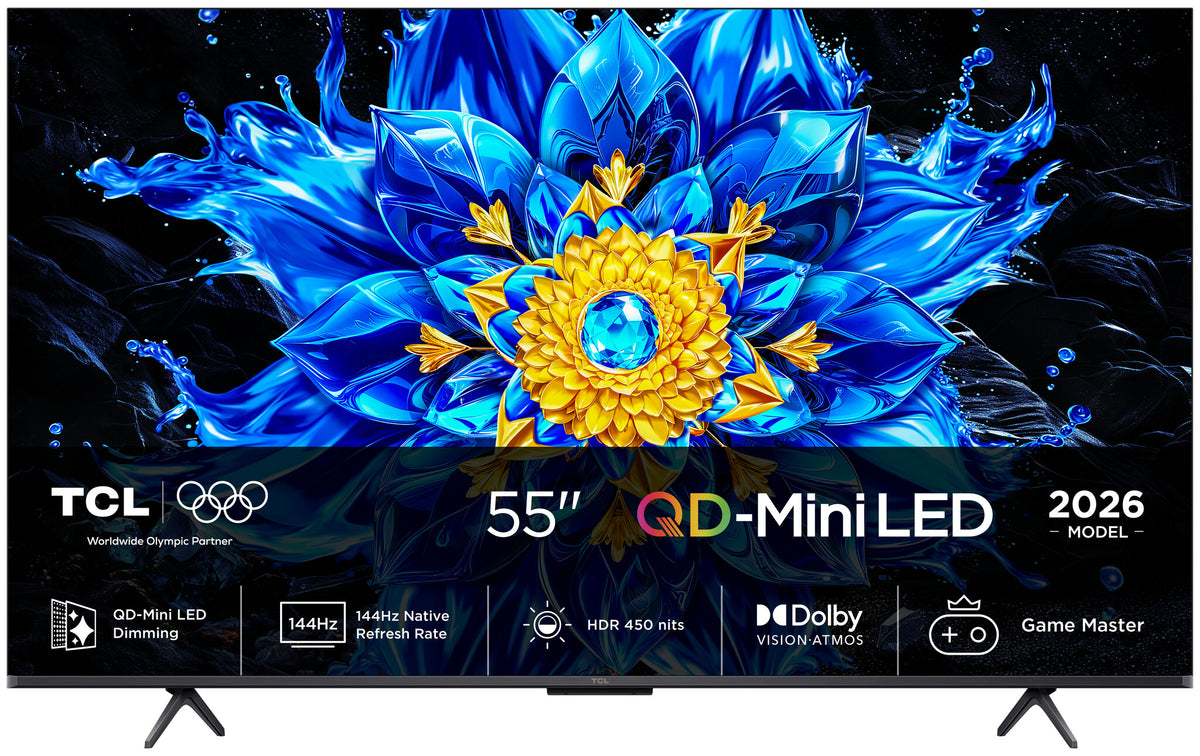 TCL P8L 55P8L TV 139,7 cm (55") 4K Ultra HD Smart TV Wi-Fi Sort 450 cd/m²