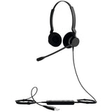 Jabra Biz 2300 Headset Ledningsført Kontor/Callcenter USB Type-A Sort