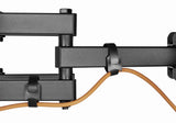 Gembird WM-80ST-03 tv-beslag 2,03 m (80") Sort