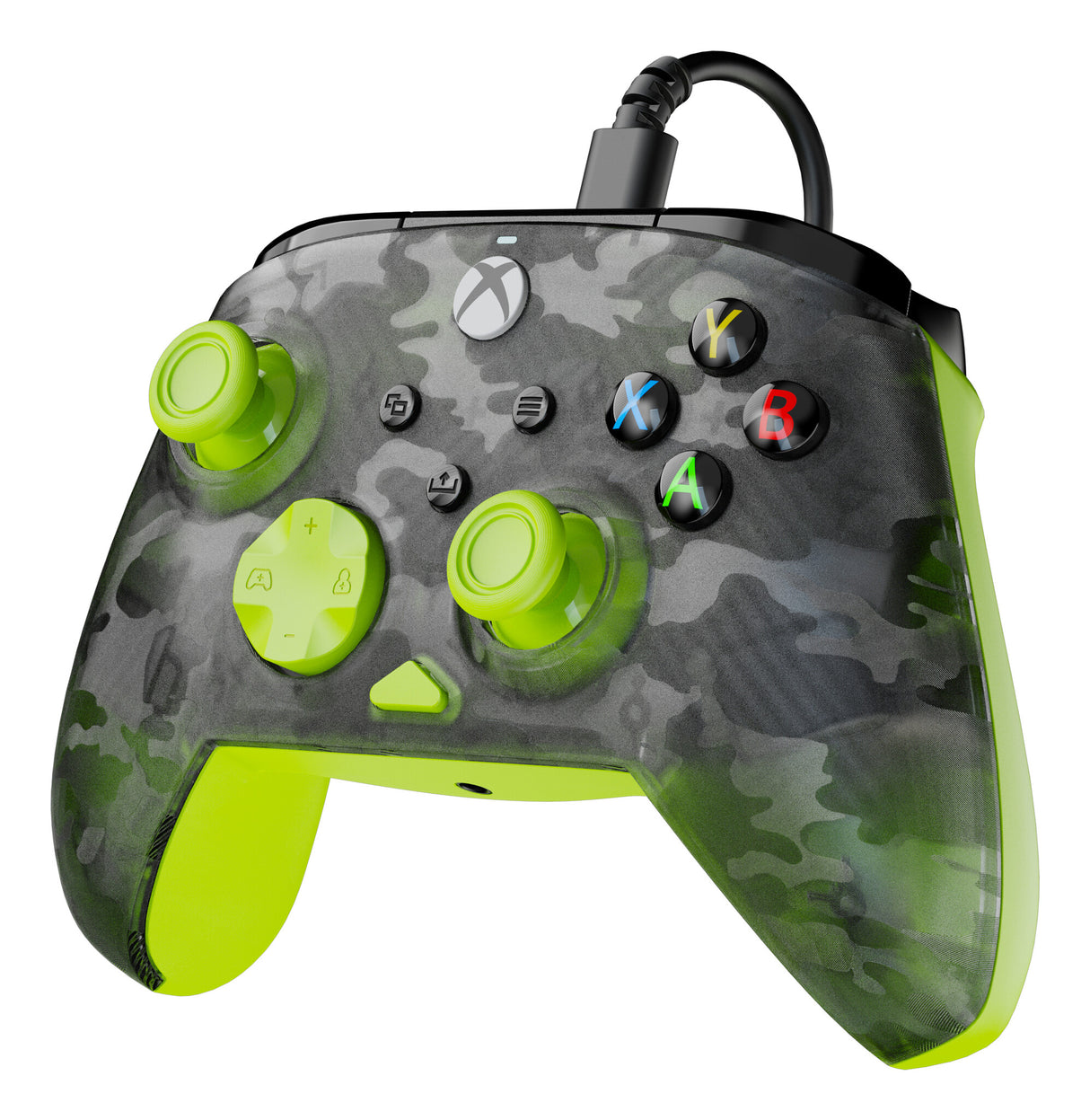 Turtle Beach Rematch Core Sort, Grå, Gul USB Gamepad PC, Xbox, Xbox One, Xbox Series S, Xbox Series X