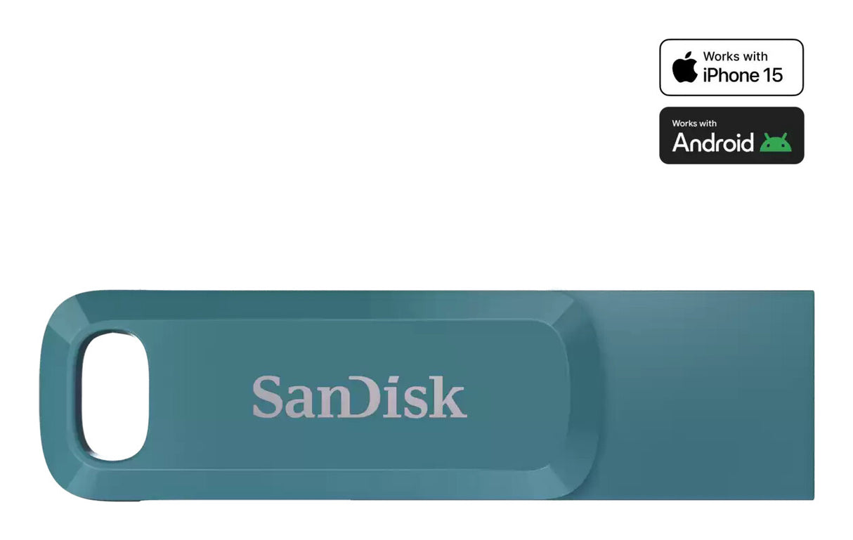 SanDisk Ultra Dual Drive Go USB-nøgle 512 GB USB Type-C 3.2 Gen 1 (3.1 Gen 1) Turkis