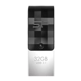 Silicon Power Mobile C31 USB-nøgle 32 GB USB Type-A / USB Type-C 3.2 Gen 1 (3.1 Gen 1) Sort, Sølv
