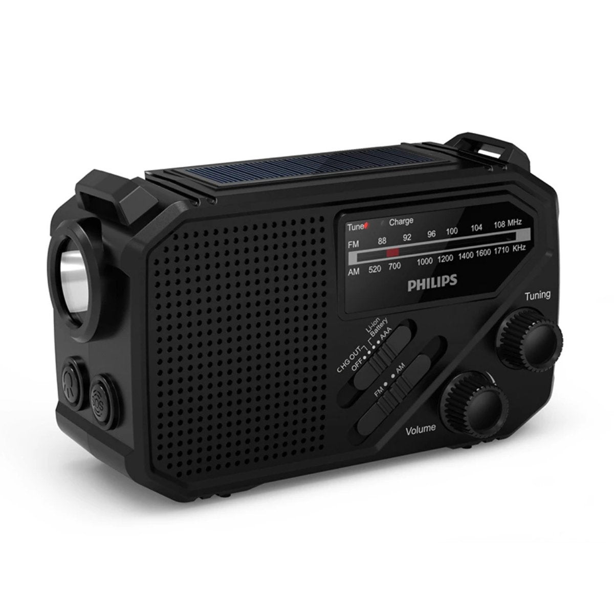 Philips TAR1609/00 Bærbar radio med lommelygte