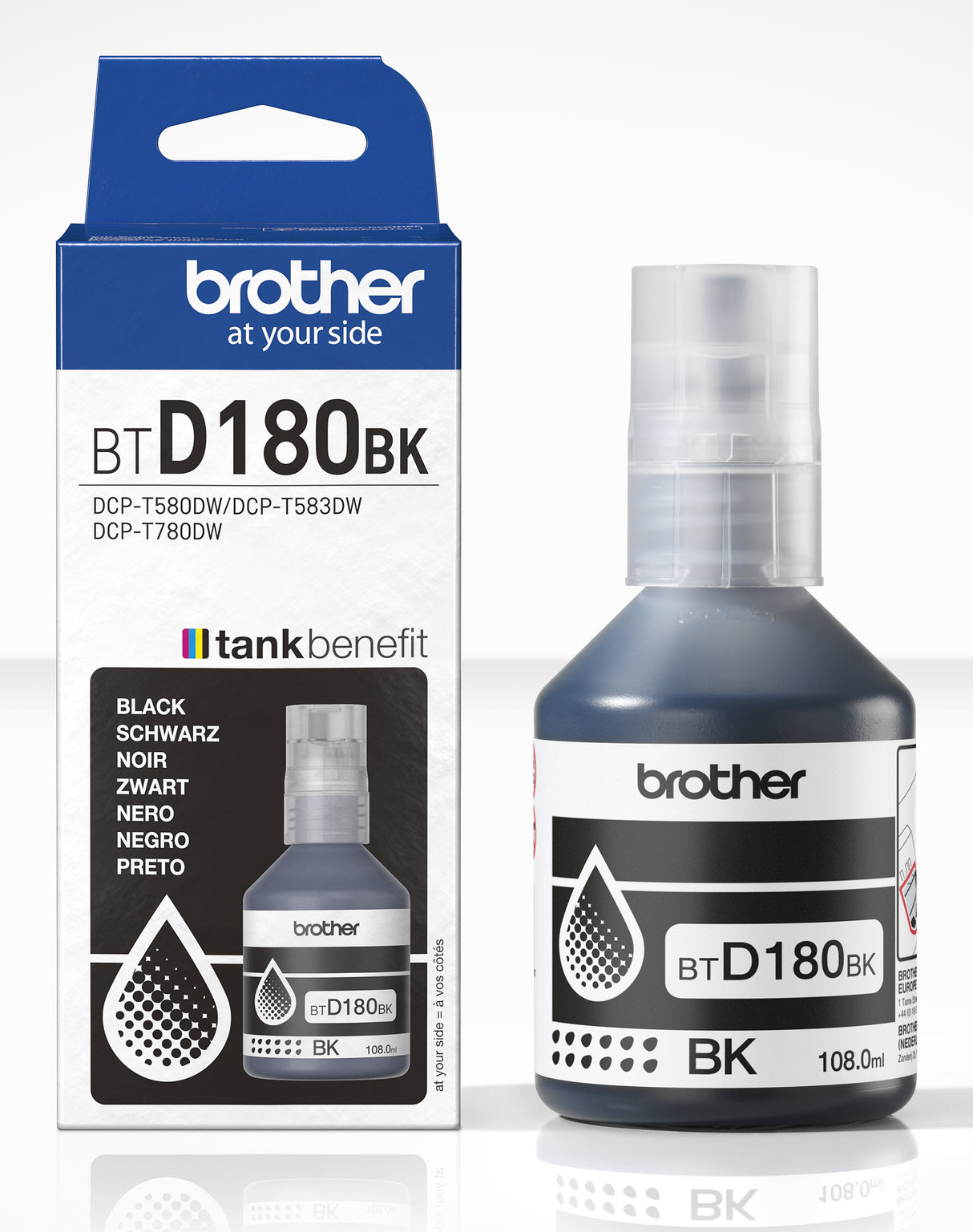 Brother BTD180BK printer genopfyldelig blækpatron Original