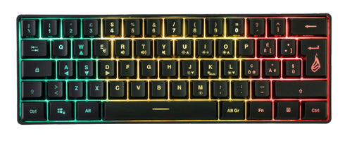 SureFire KingPin X1 tastatur Spil USB QWERTY Nordisk Sort