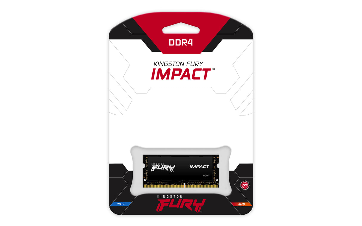 Kingston FURY Impact DDR4  32GB 3200MHz CL20  Ikke-ECC SO-DIMM  260-PIN