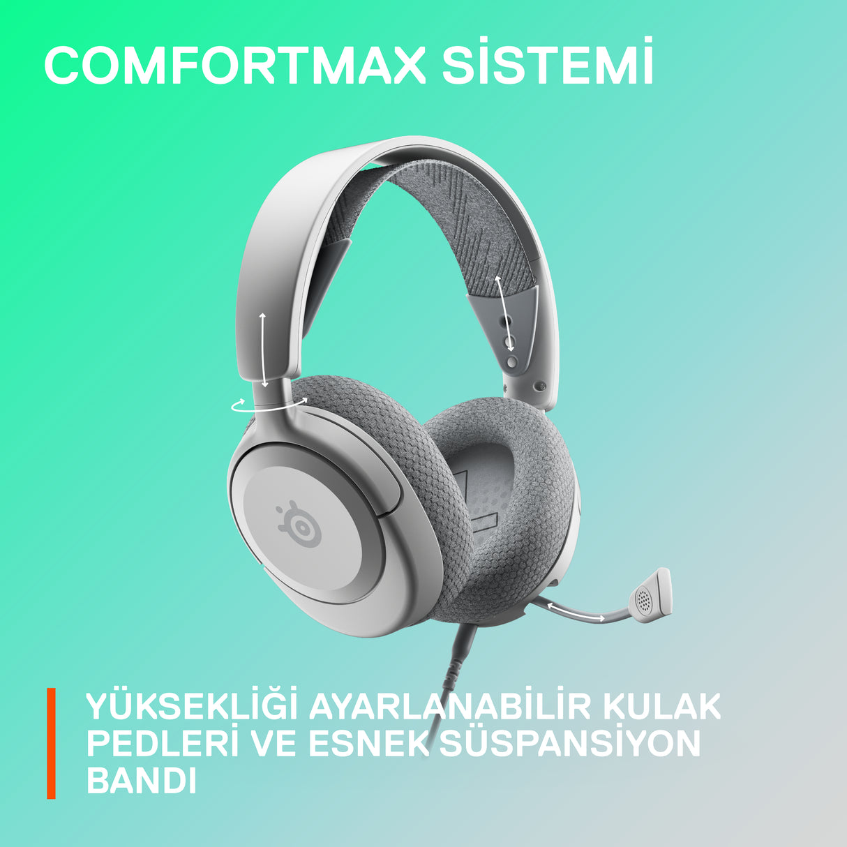 SteelSeries Arctis Nova 1 headset white