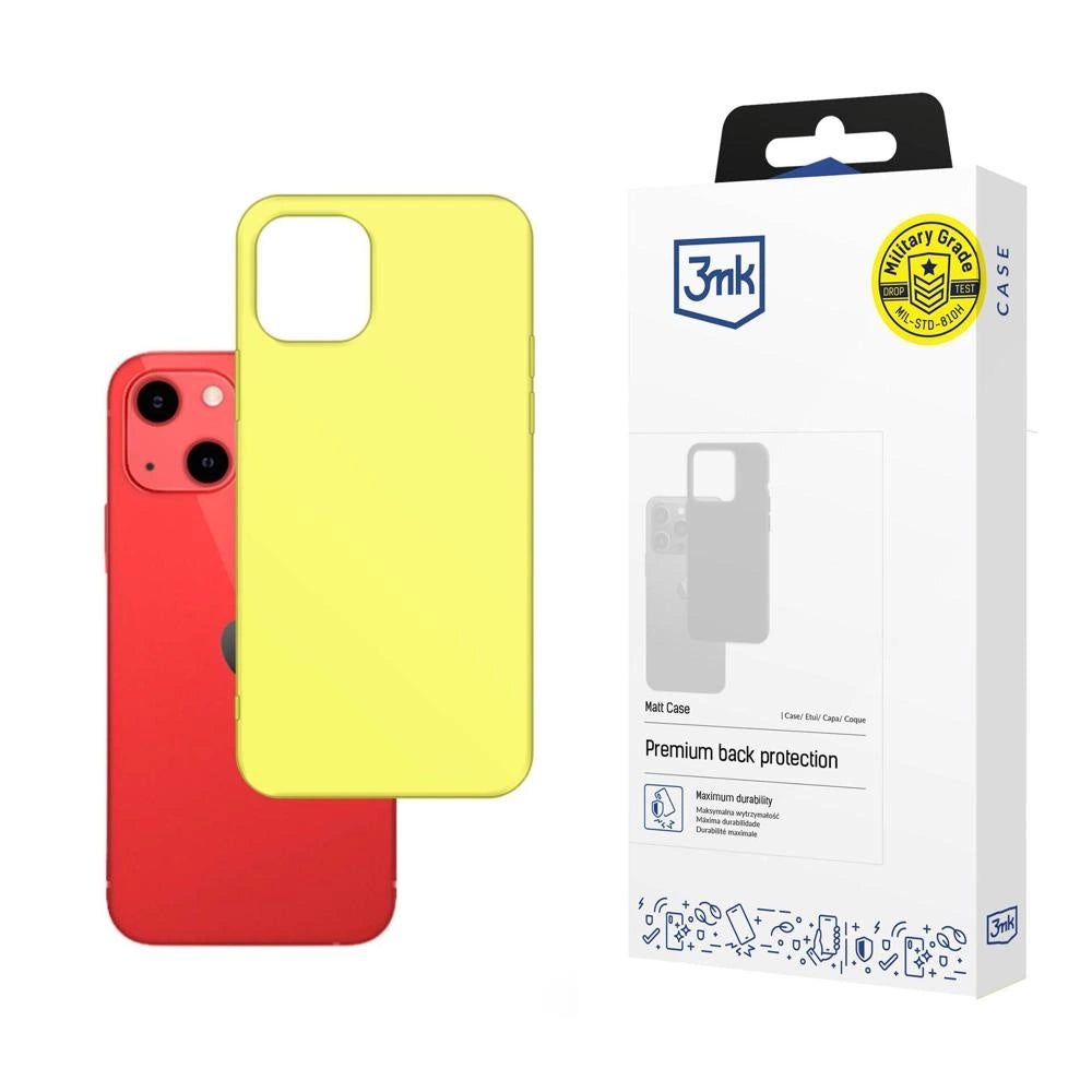 Case til iPhone 13 fra 3mk Matt Case-serien - lime