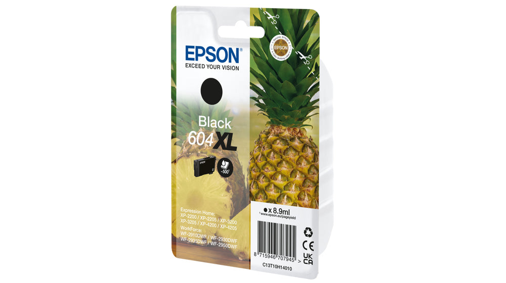 Epson 604XL blækpatron 1 stk Original Højt (XL) udbytte Sort