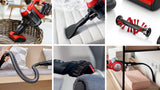 Bosch BCS711PET stav støvsuger & elektrisk kost Stick vakuum Batteri Dry Poseløs 0,3 L Sort, Rød 3 At