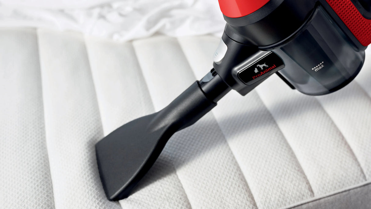 Bosch BCS711PET stav støvsuger & elektrisk kost Stick vakuum Batteri Dry Poseløs 0,3 L Sort, Rød 3 At