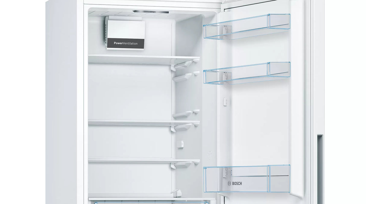 Bosch Serie 4 KGV362WEAS køle-/fryseskab Fritstående 308 L Hvid