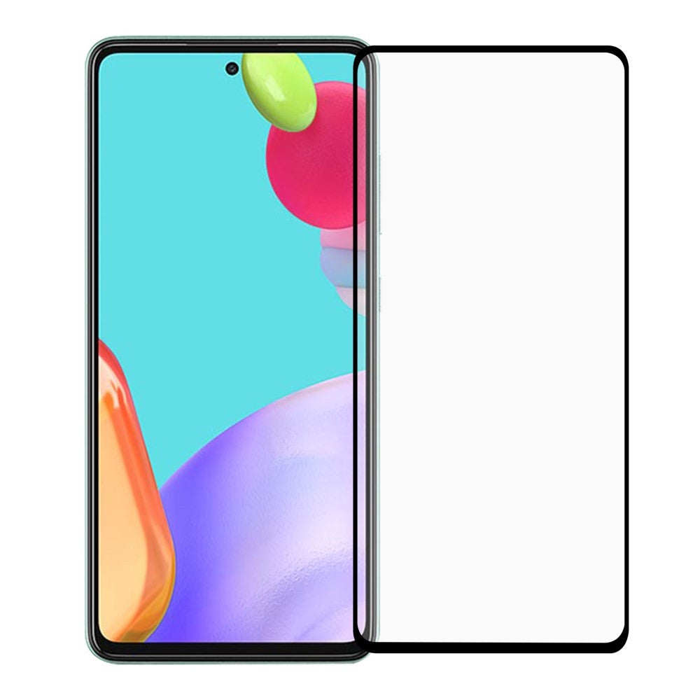 Samsung Galaxy A52s 5 G / A52 5G / A52 / A53 - Hærdet beskyttelsesglas med komplet dækning (Bulk)