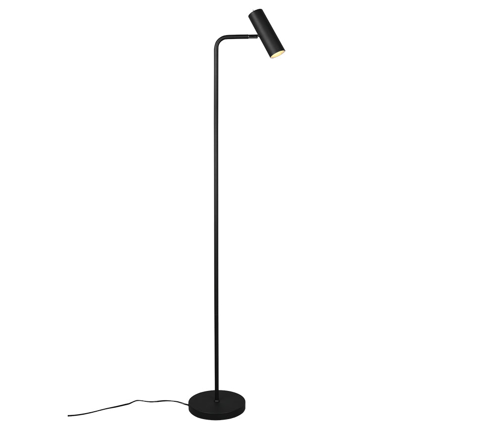 TRIO Marley sort gulvlampe