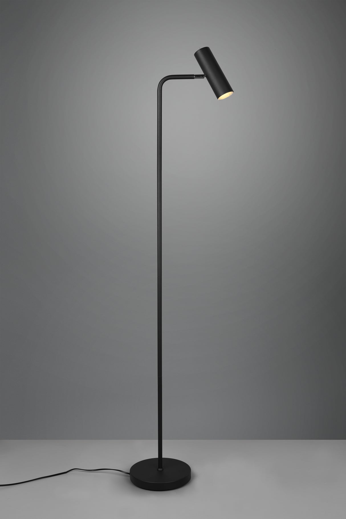 TRIO Marley sort gulvlampe