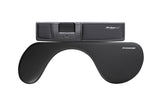 Mousetrapper Armrest - Asymmetric håndledsstøtte Imiteret læder Sort