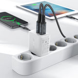 Acefast oplader 2x USB 18W QC 3.0, AFC, FCP hvid (A33 hvid)