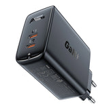 Acefast A29 PD50W GaN (USB-C + USB-C) dobbelt port oplader sort