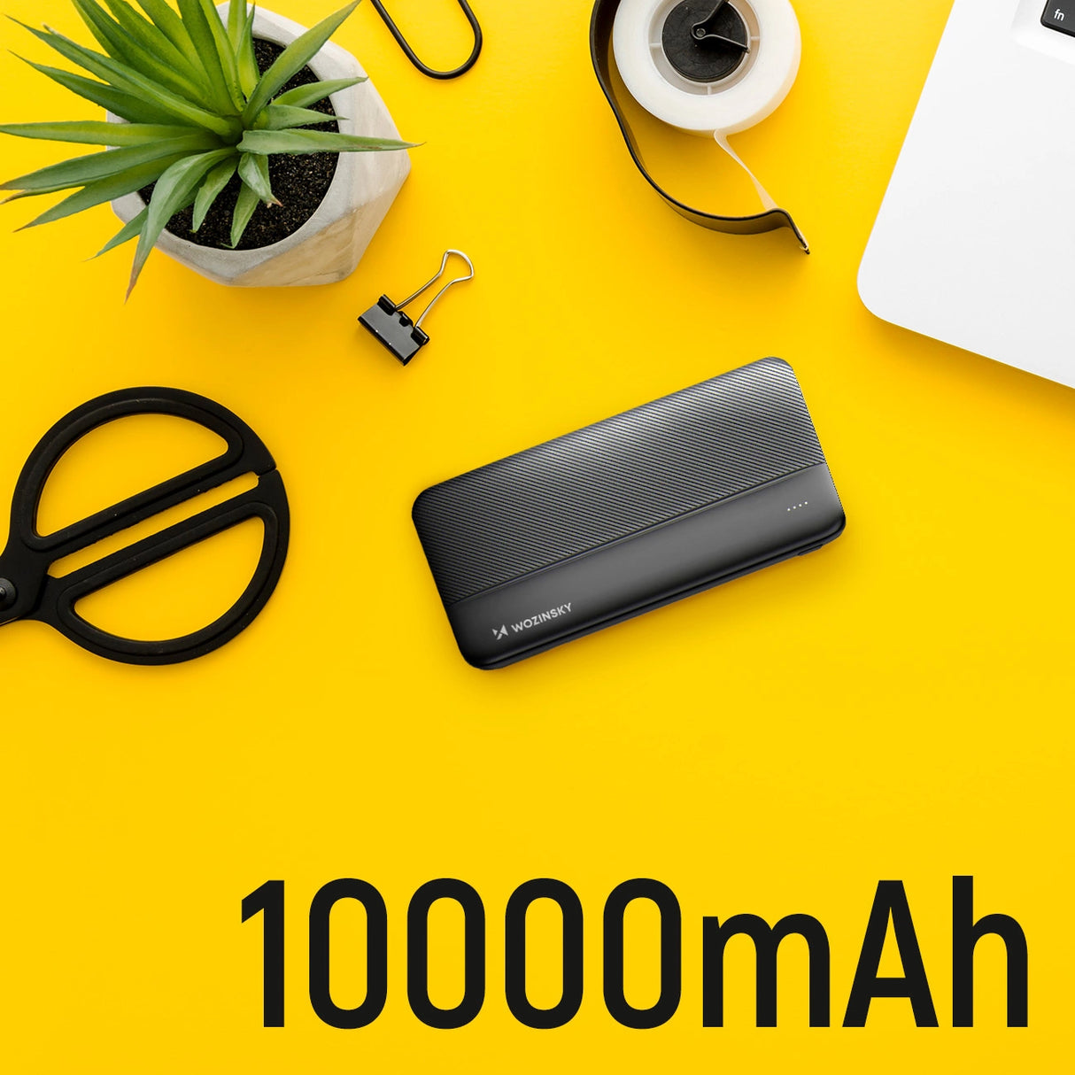 Wozinsky powerbank Li-Po 10000mAh 2 x USB sort (WPBBK1)