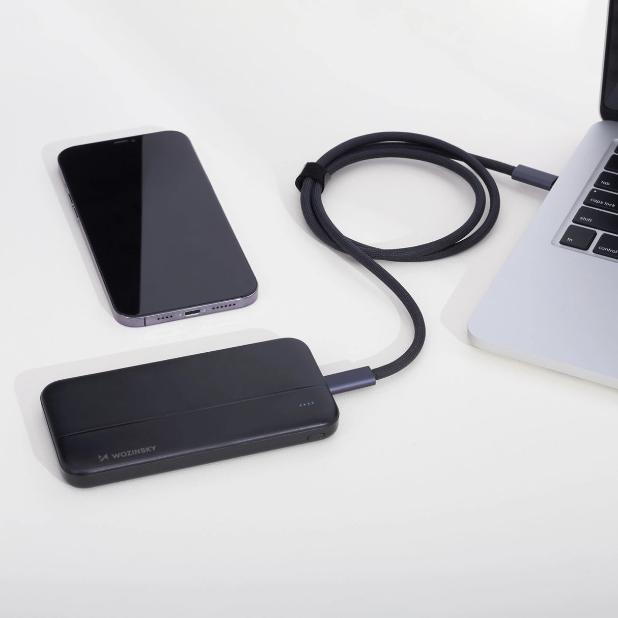 Wozinsky powerbank Li-Po 10000mAh 2 x USB sort (WPBBK1)