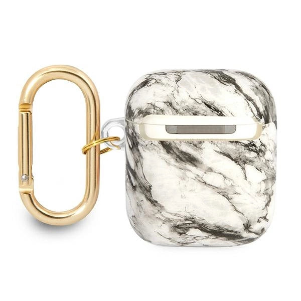 Guess GUA2HCHMAG AirPods cover grå/grå Marble Strap Collection