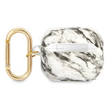 Guess GUA3HCHMAG AirPods 3 cover grå/grå Marble Strap Collection
