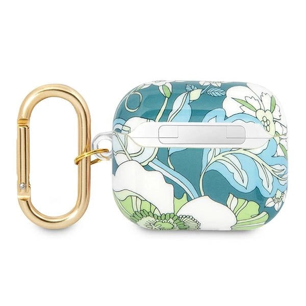 Guess GUA3HHFLN AirPods 3 cover grøn/grøn Flower Strap Collection