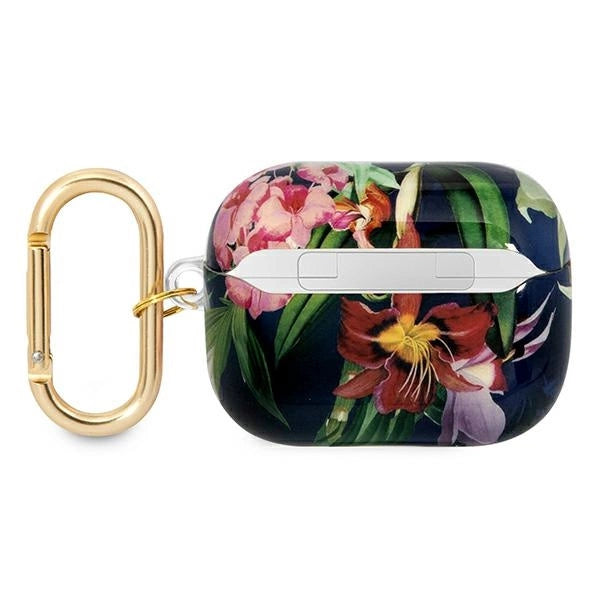 Guess GUAPHHFLB AirPods Pro cover blå/blå Flower Strap Collection