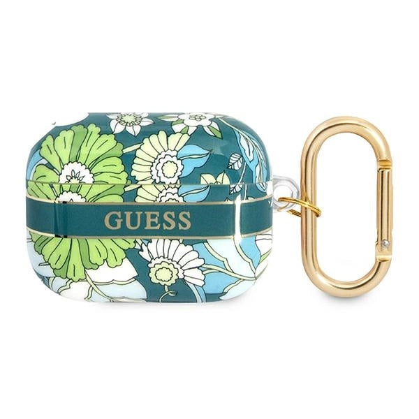 Guess GUAPHHFLN AirPods Pro cover grøn/grøn Flower Strap Collection
