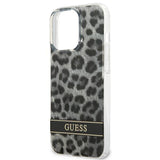 Guess GUHCP13LHSLEOK iPhone 13 Pro / 13 6.1" grå/grå hardcase Leopard
