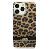 Guess GUHCP13LHSLEOW iPhone 13 Pro / 13 6.1" brun/brun hardcase Leopard