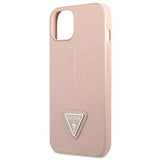 Guess GUHCP13SPSATLP iPhone 13 mini 5.4" pink/pink hardcase SaffianoTriangle Logo