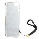 Guess GUOHCI8H4STW iPhone SE 2022 / SE 2020 / 7/ 8 brun/brun hardcase 4G Print Strap