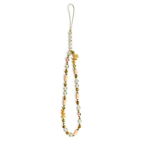 Guess pendant GUSTBOHP Telefonrem brun/brun Perler Bohemia
